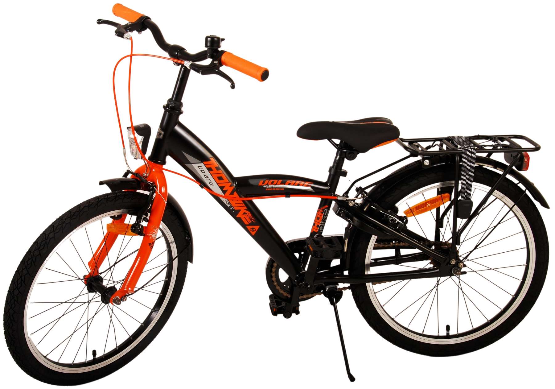 TPFSports Thombike Kinderfahrrad - Jungen - 20 Zoll - Rücktritt + Handbremsen - Schwarz/Grün