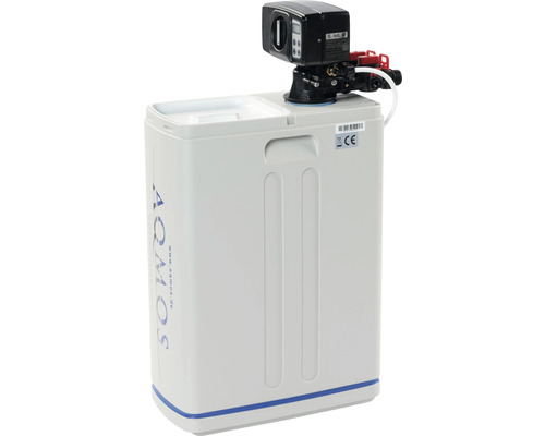 AQMOS AQBM-R2D2-48 waterontharder met aansluitset en montageblok voor huishoudens van 2 tot 5 personen