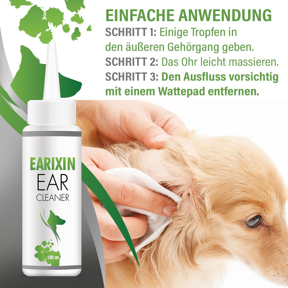 Adema Natural® | Earixin Ohrreiniger | gegen Ohrmilben