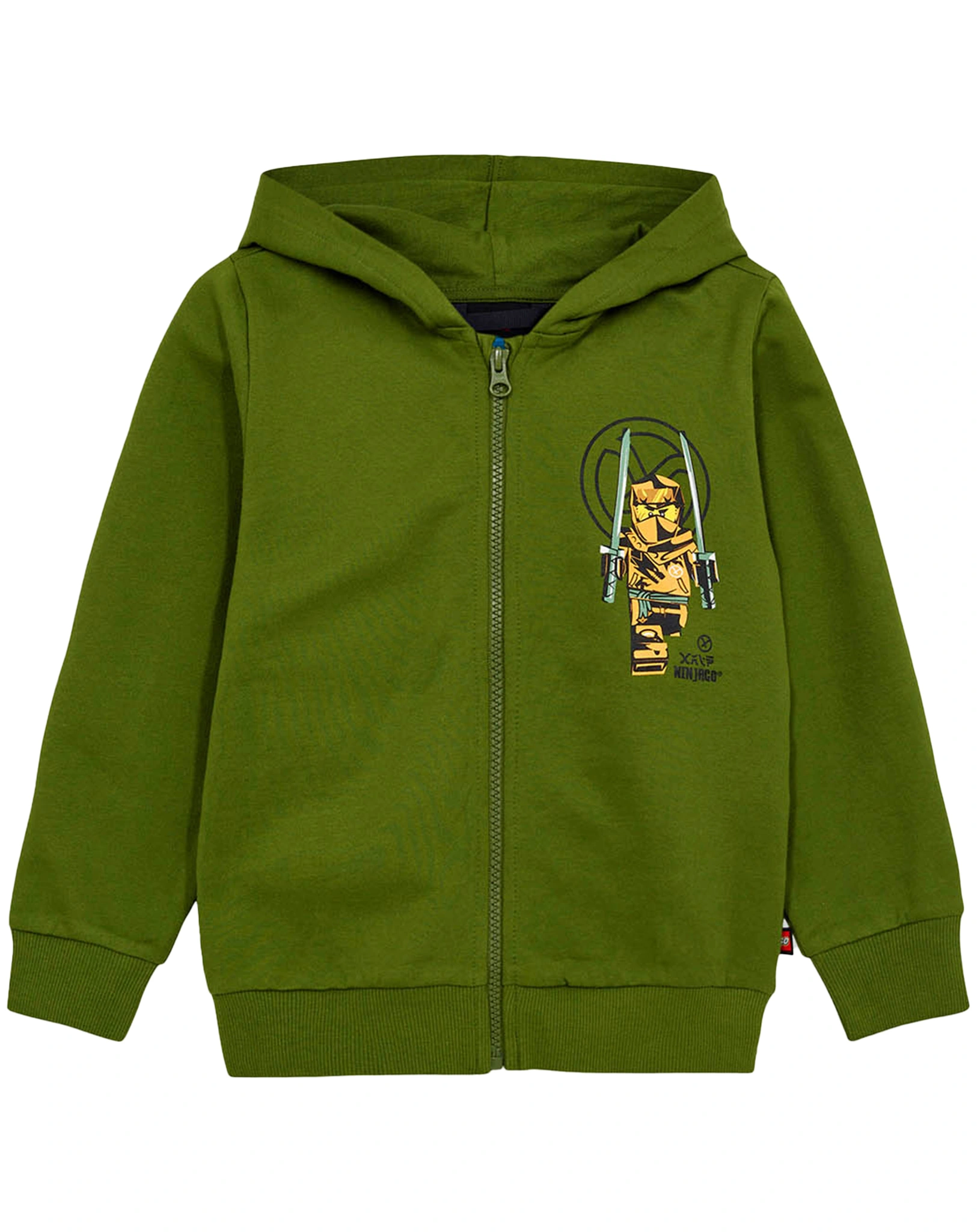 Kapuzen-Sweatjacke LWSCOUT 203 in twist of lime