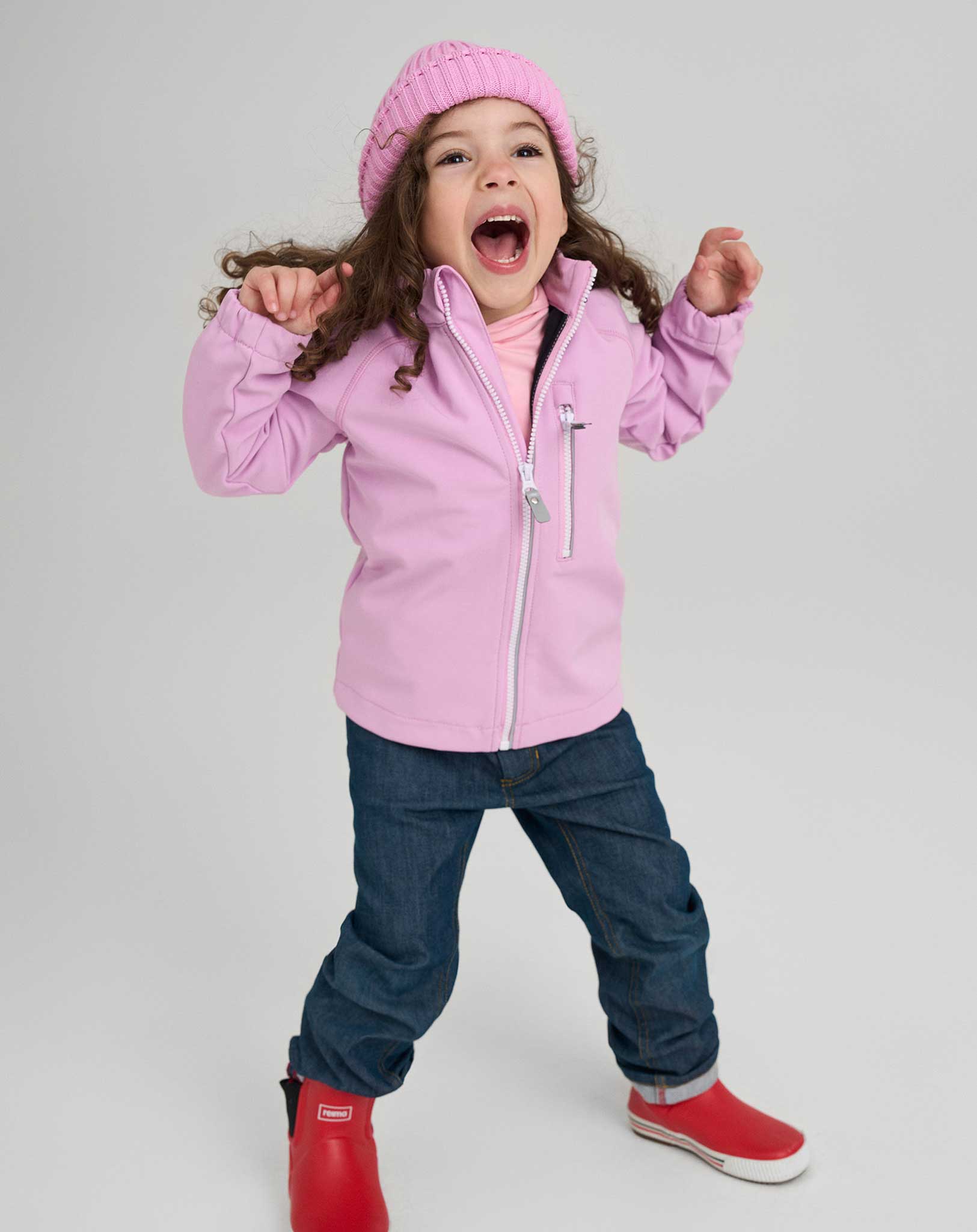 Softshell-Jacke VANTTI in lilac pink