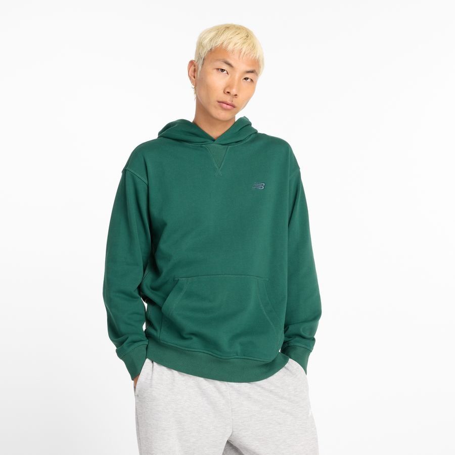 New Balance Sweat à Capuche Athletics French Terry - Vert