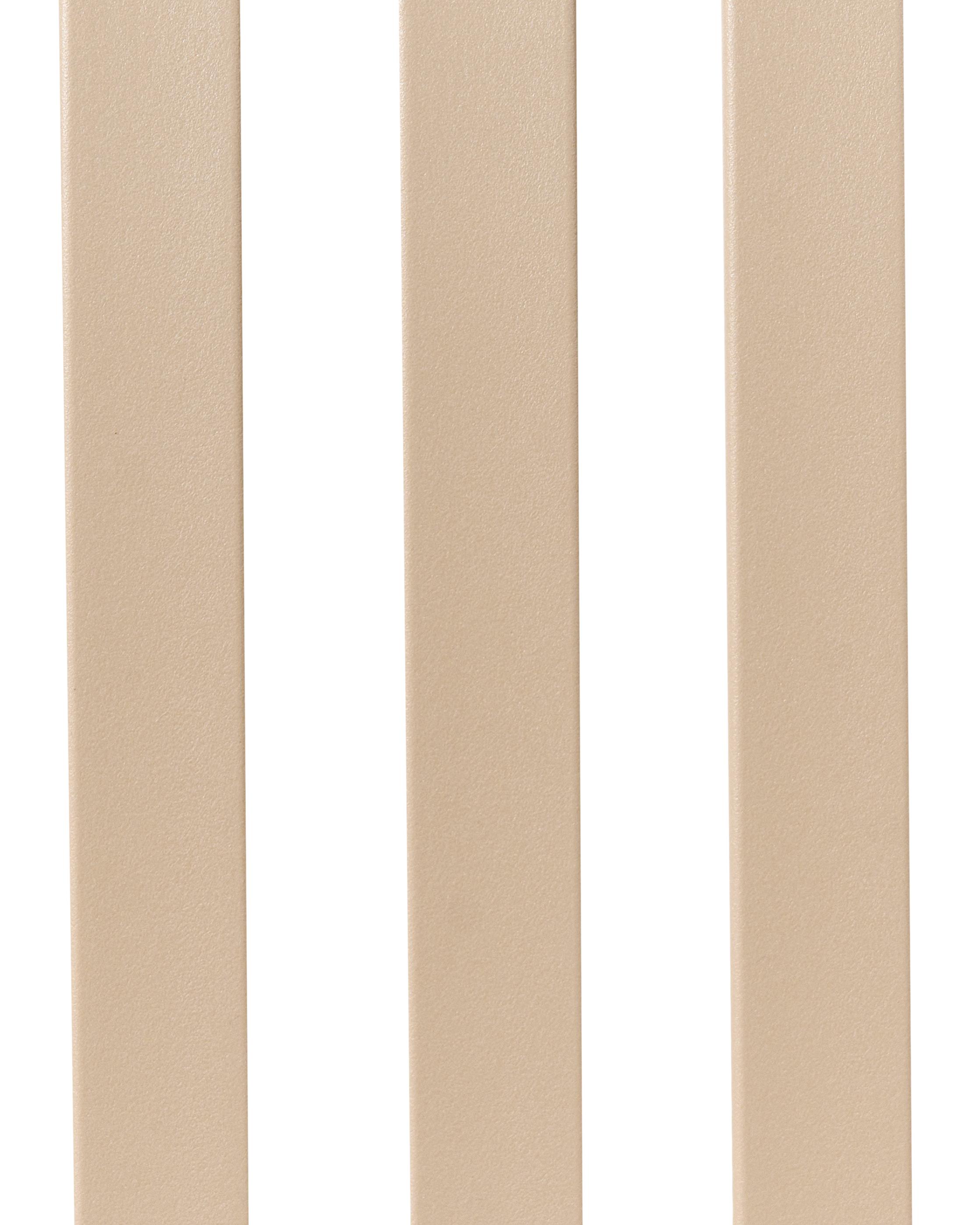 Set van 2 tuinstoelen CASPERIA met voetenbank Zandbeige