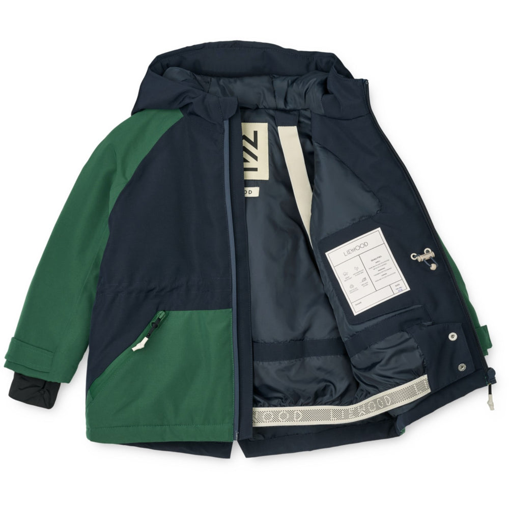 Køb LIEWOOD Classic Navy / Garden Green Kalle Jakke
