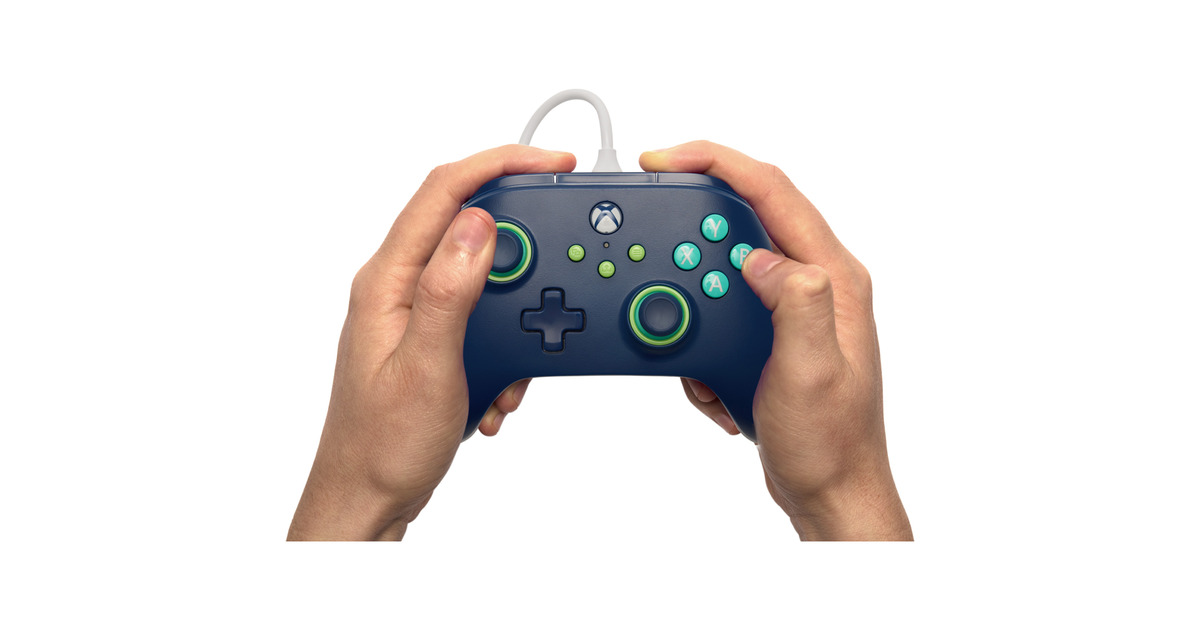 PowerAXbox Wired Controller MarinerBlue  (Donkerblauw, Xbox Series X|S, Xbox One, Windows)