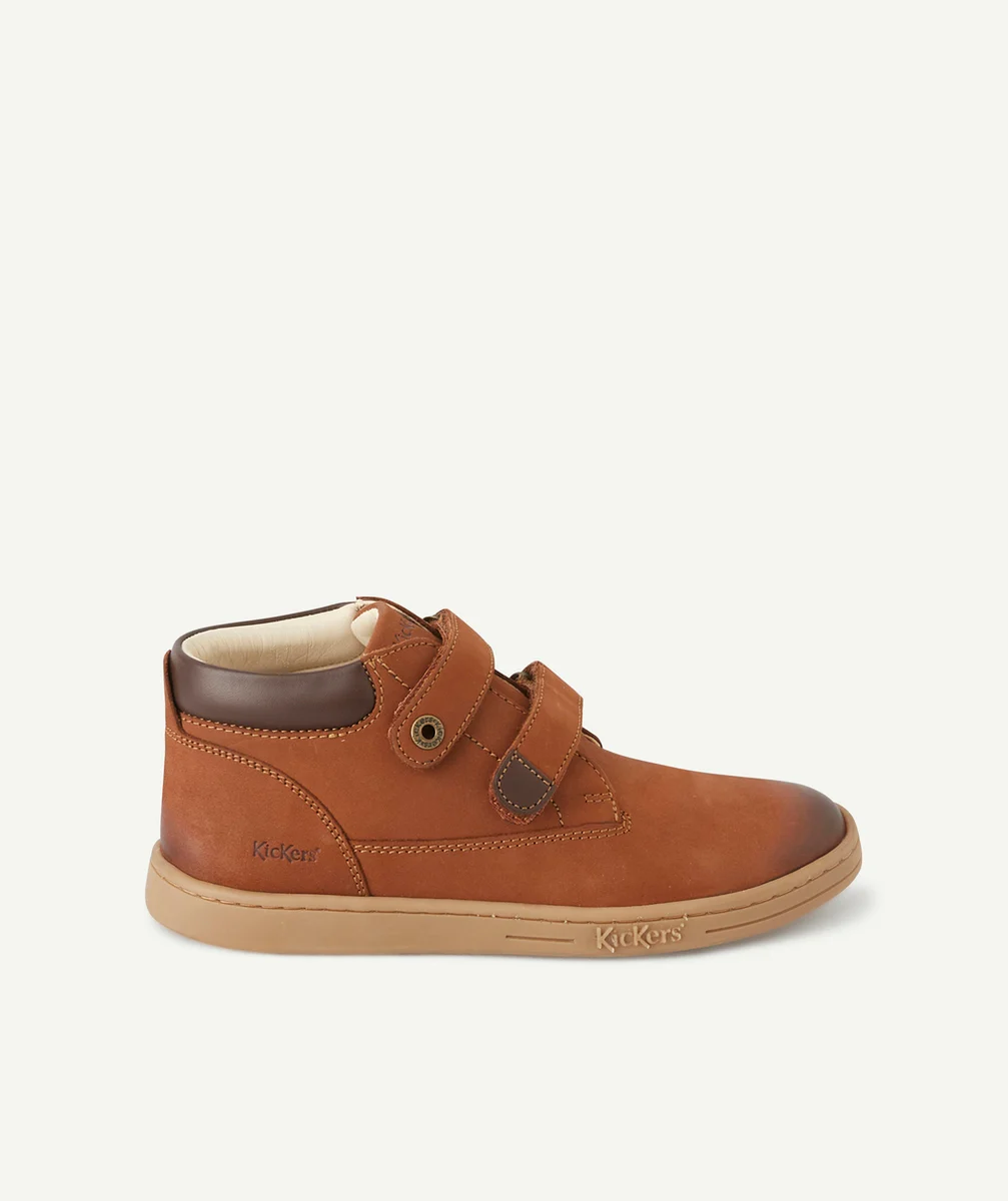 KICKERSCHAUSSURES TACKEASY GARÇON MARRON
