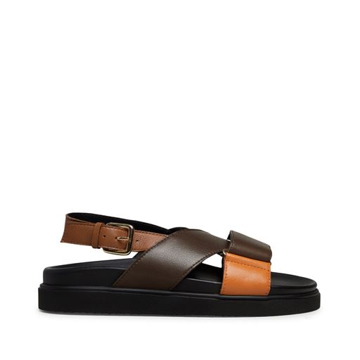Pavement Lava Sandaler, Brown Combo, 36