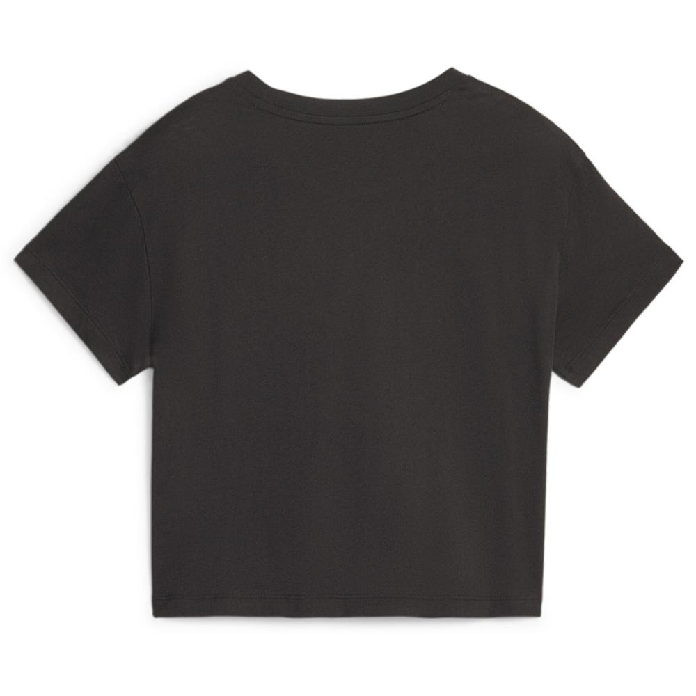 Puma T-shirt Noir Fille Puma Marble Rlx