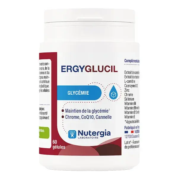 Nutergia Ergyglucil Glicose no Sangue - 60 cápsulas