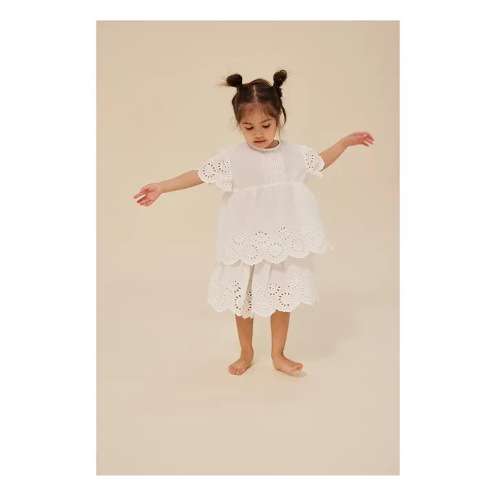 Konges Sløjd Jupe Posey Coton Bio | Blanc