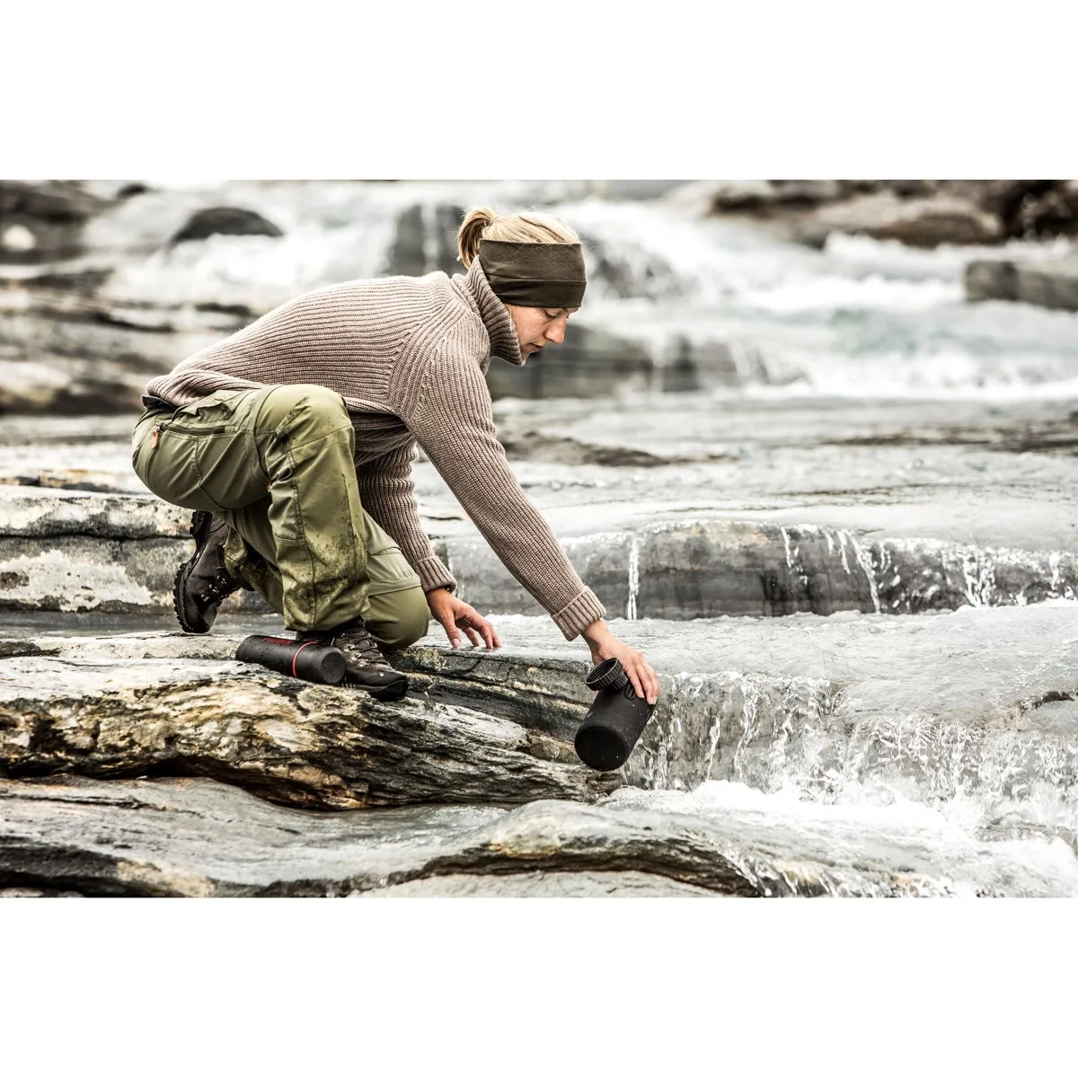 Fjällräven Gaiter Trousers No. 1 Women's Dark Olive