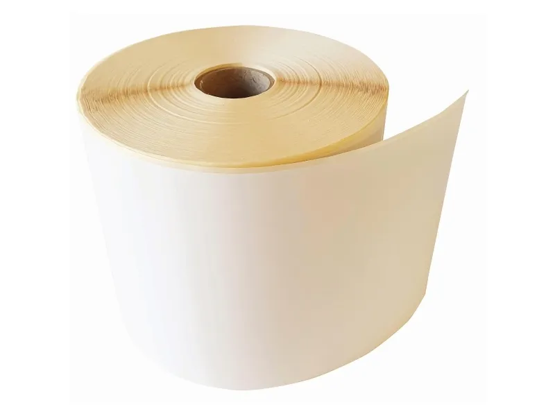 Thermoetiket 102x191 mm hvid universal fragtlabel - (350 stk. pr./rulle)
