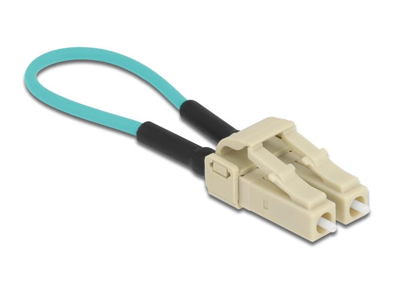 Delock LWL Loopback Adapter Multimode LC – LC, OM3, Duplex Delock LWL Loopback Adapter LC / OM3 Multimode beige