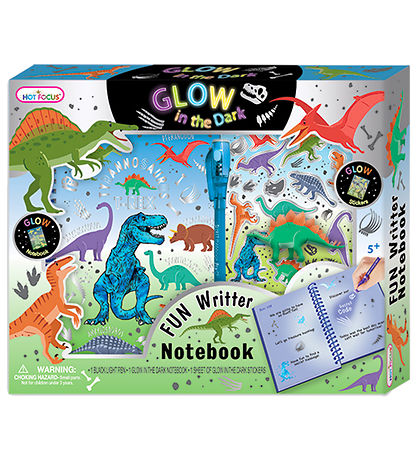 Hot Focus Dagbog m. Usynligt Bl?k - Glow in The Dark