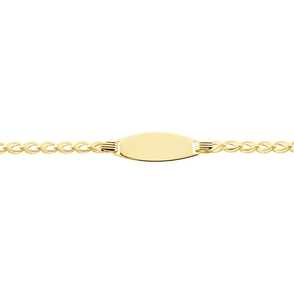 Bracelet Identitée Marcel Or Jaune