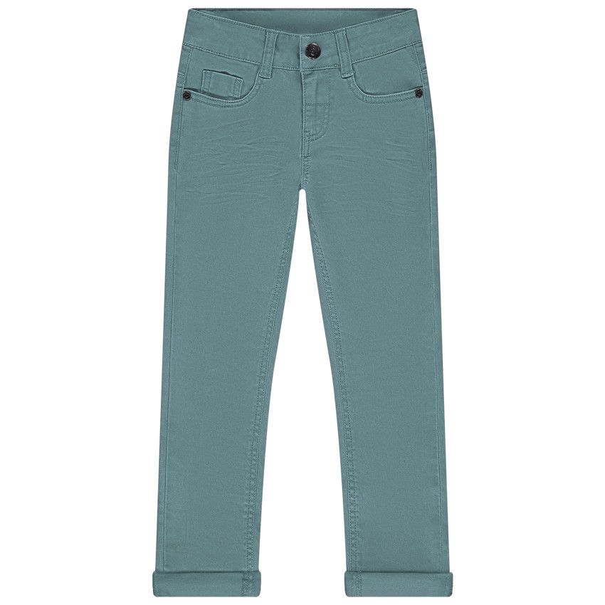 Pantalon en twill uni pour garçon - Bleu marine