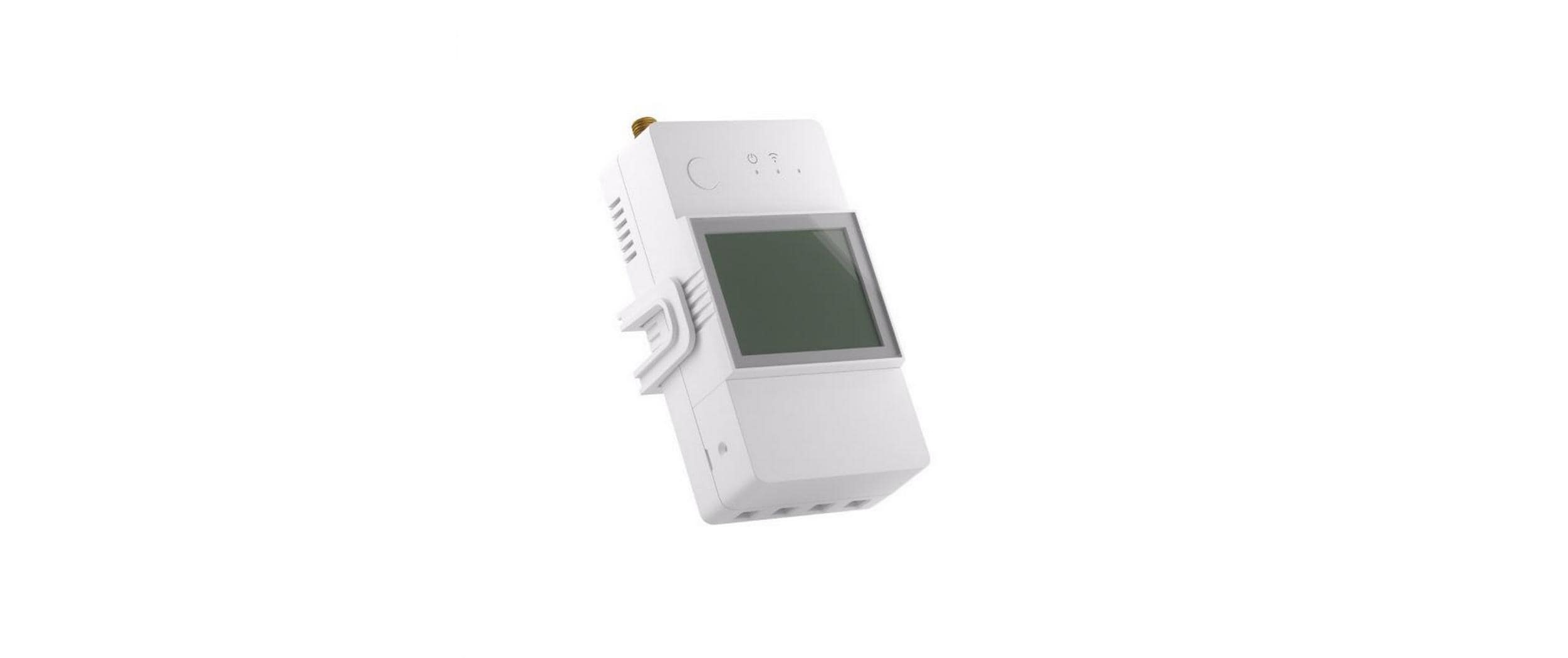 WLAN-Schaltaktor POWCT 230 V 100 AIntelligentes Power Meter Modul mit Display