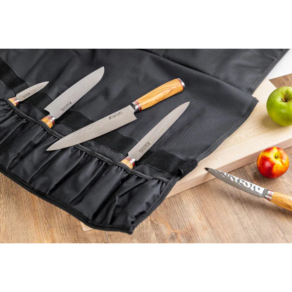 Trousse de chef 5 couteaux de cuisine Wusaki Damas VG10 Wusaki