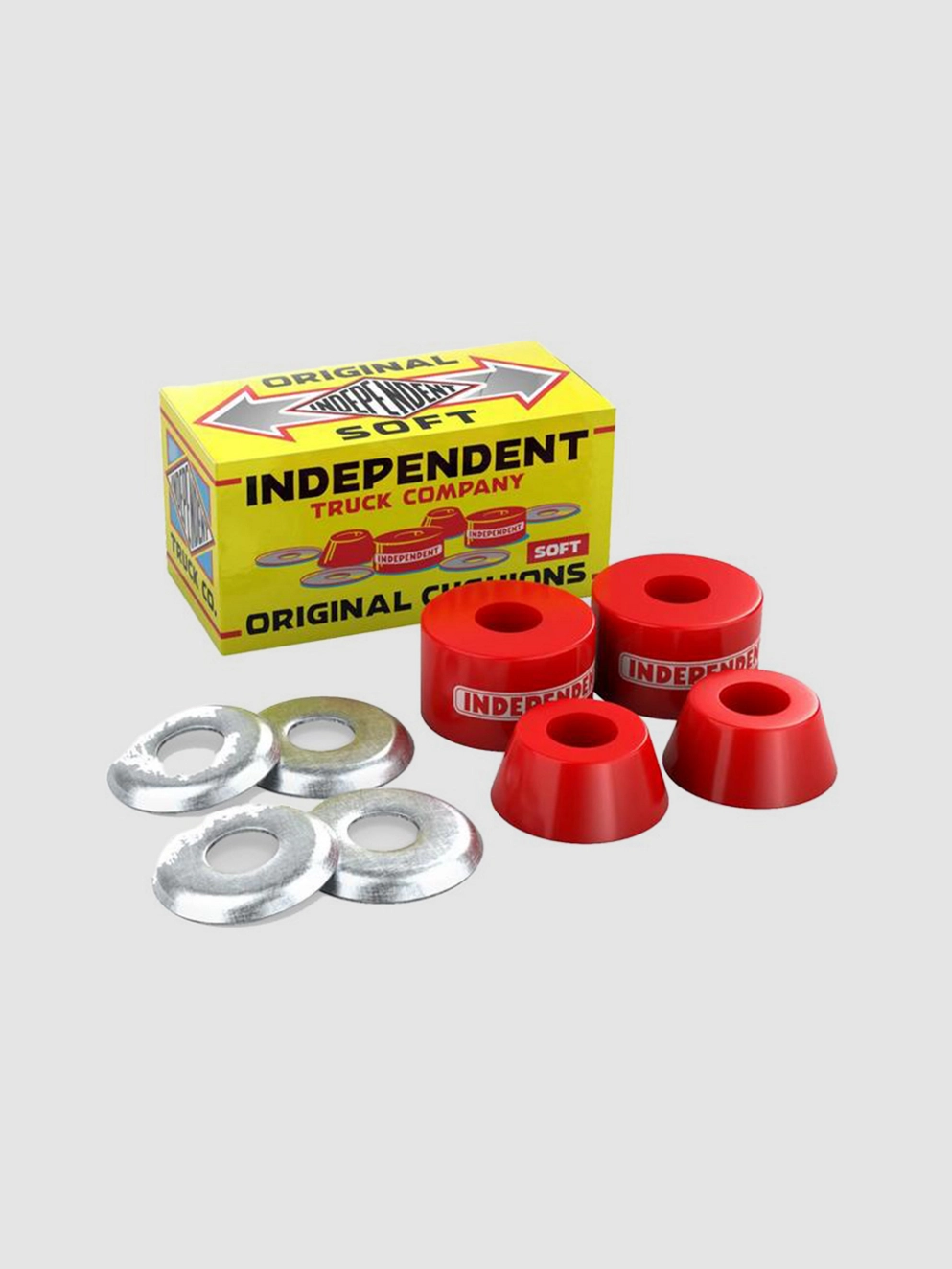 Independent Original Cushions Soft 90A Bushings red
