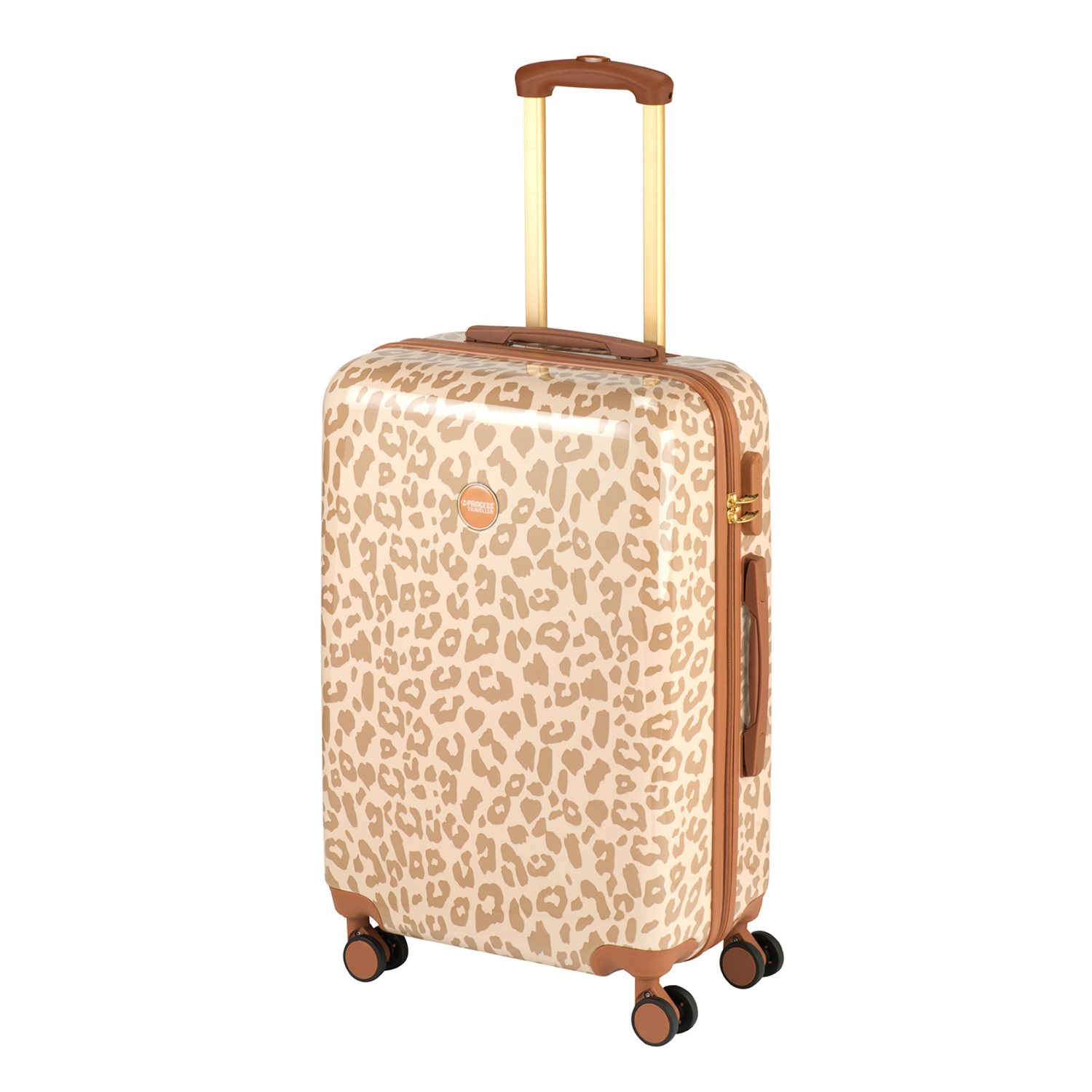 Princess Traveller Animal Print Medium Trolley leopard
