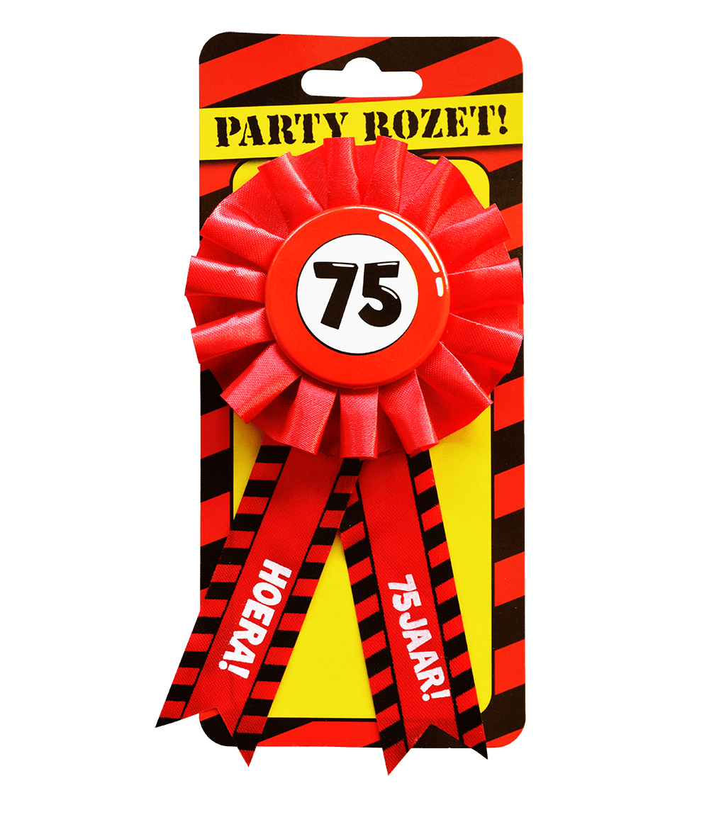 Rozet Hoera 75 Jaar Hoera