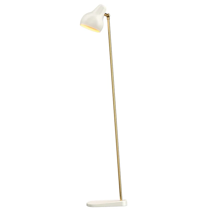 Louis Poulsen - VL38 LED Stehleuchte, Messing / weiss