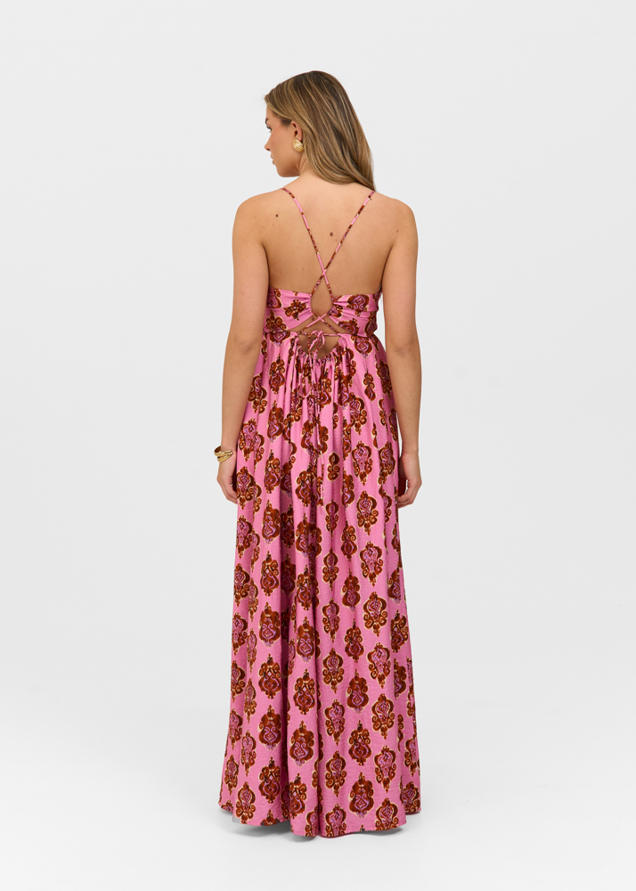 Bobbie jurk roze