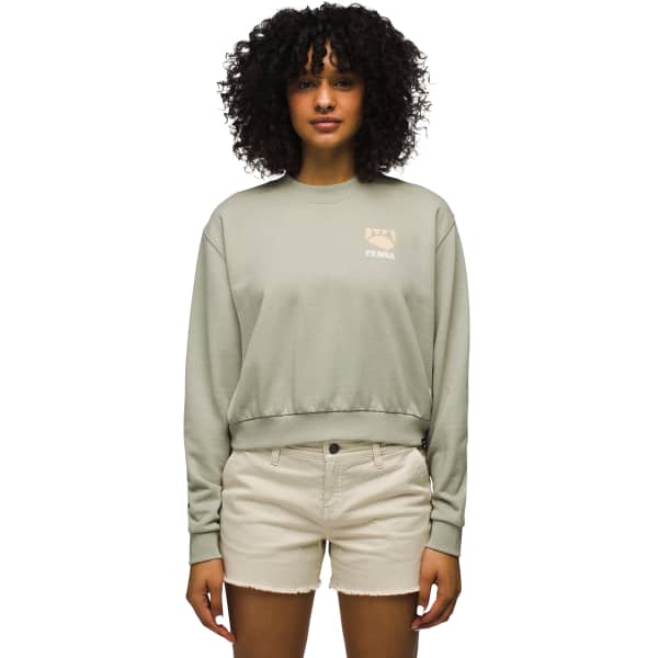 Sweatshirt PRANA ORGANIC GRAPHIC CREW NECK W JUNIPER GREEN DESERT
