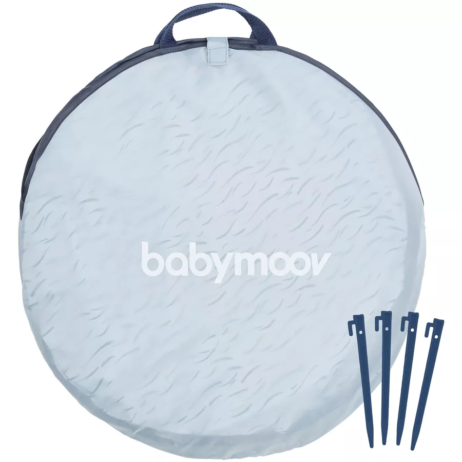 babymoov Strandmuschel Blue Waves mit UV-Schutz 50+
