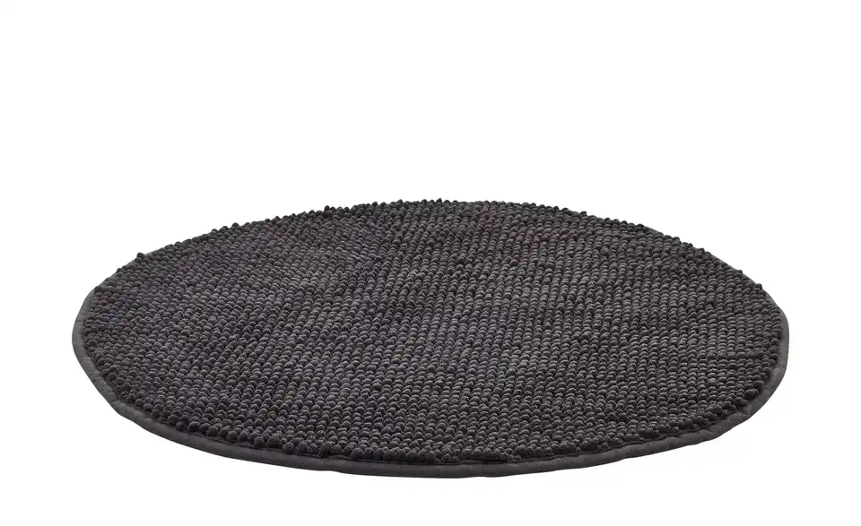levelone Badematte Happy Anthrazit Ø 55 cm