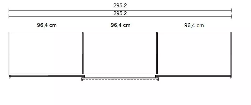 Schwebetürenschrank Kos 300 x 217 cm