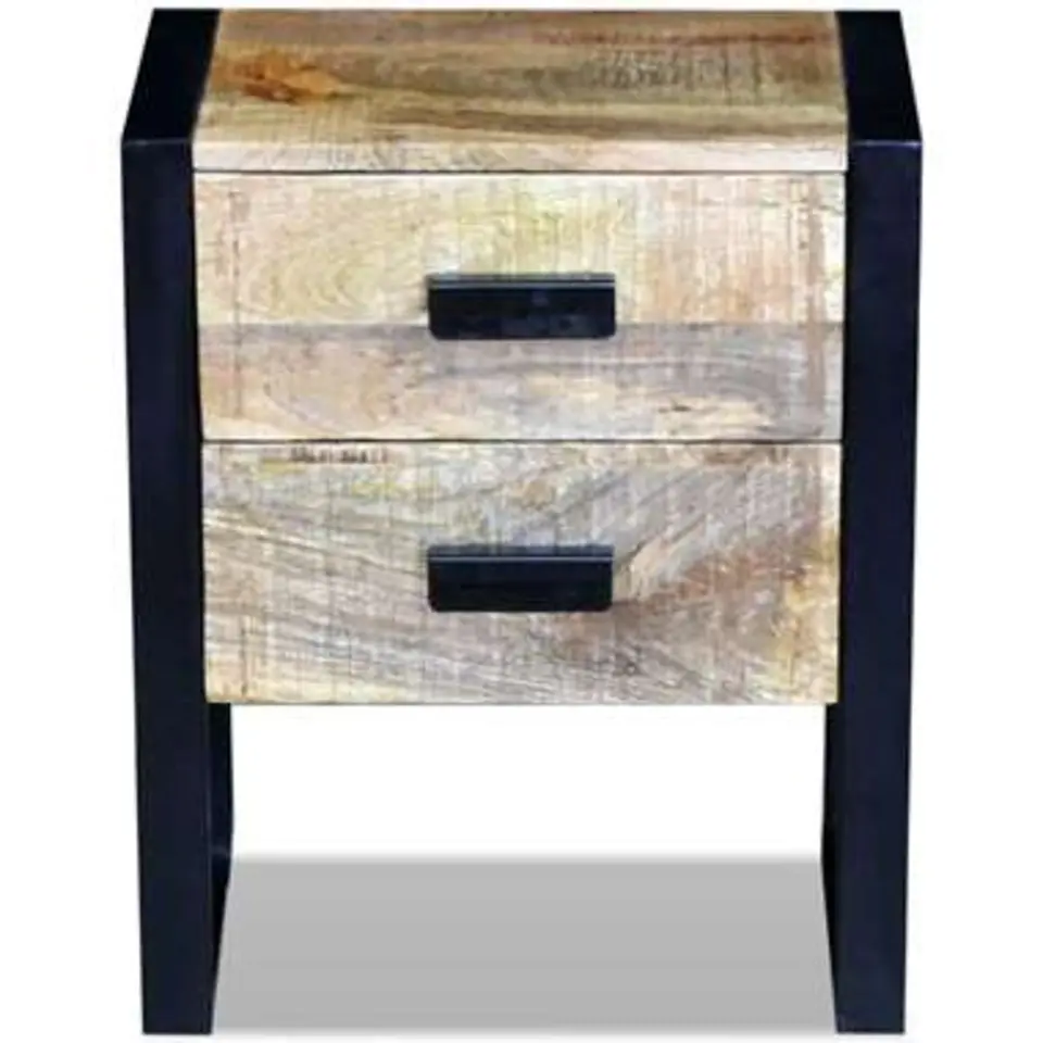 vidaXL - Bijzettafel - Bruin - Hout
