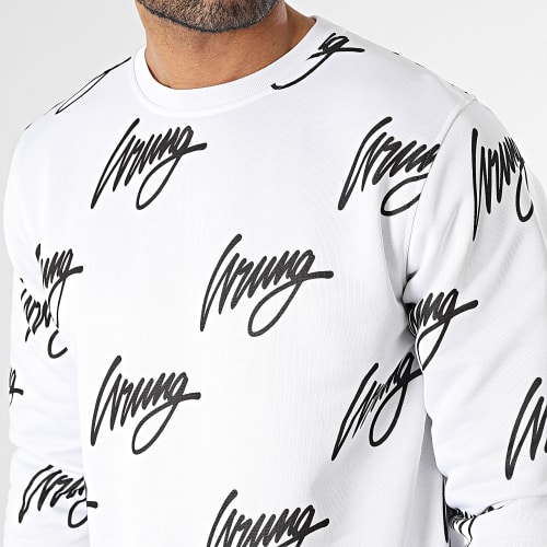 Sweat Crewneck Sign Blanc