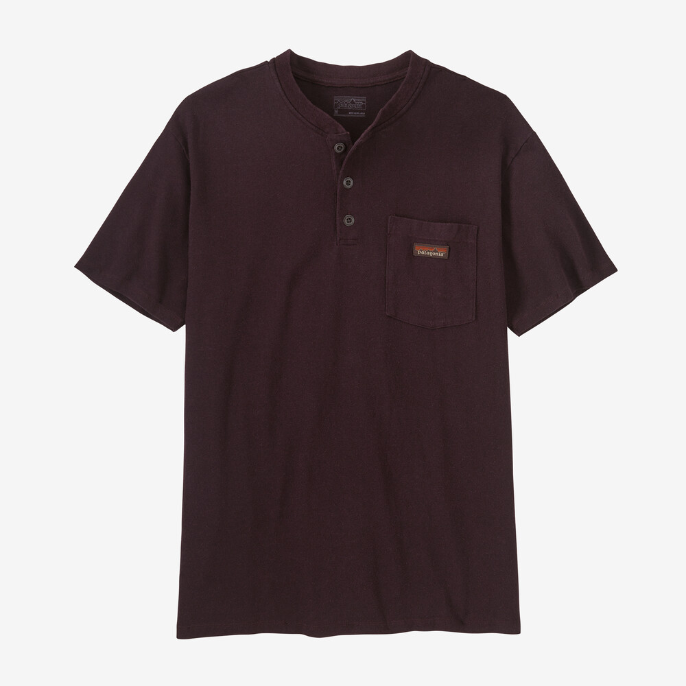 Henley-T-Shirt für Herren (Arbeit) mit Brusttasche