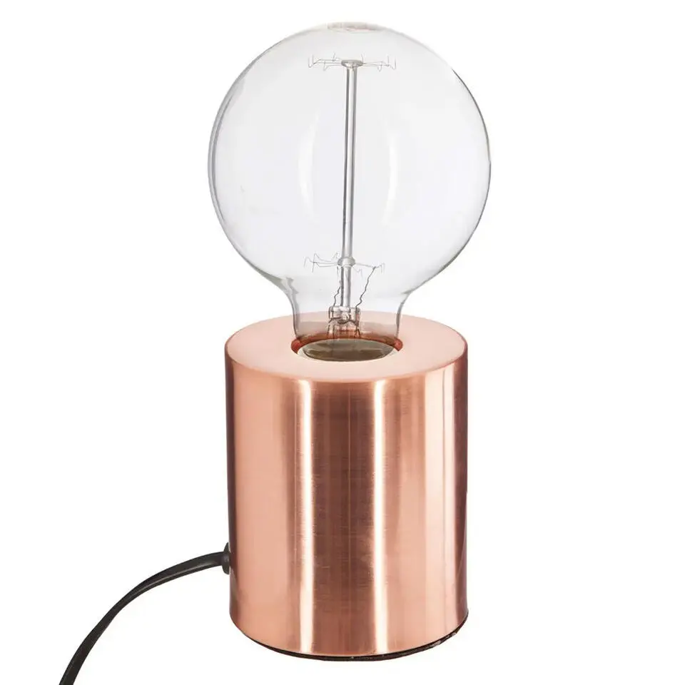 Atmosphera Tafellamp Saba - metaal - koper - H10 cm - Leeslampje