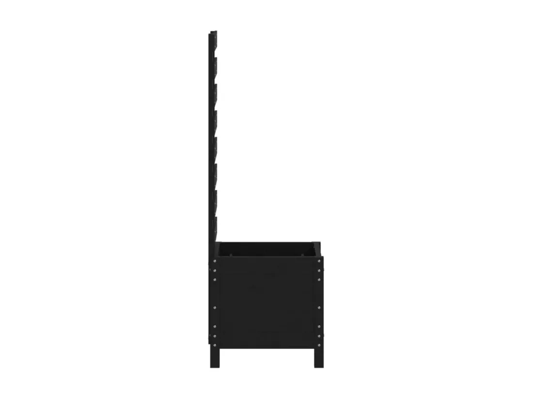 Jardinière bac lit surélevé bois marron 39 x 39.5 x 114 cm 02_0038215