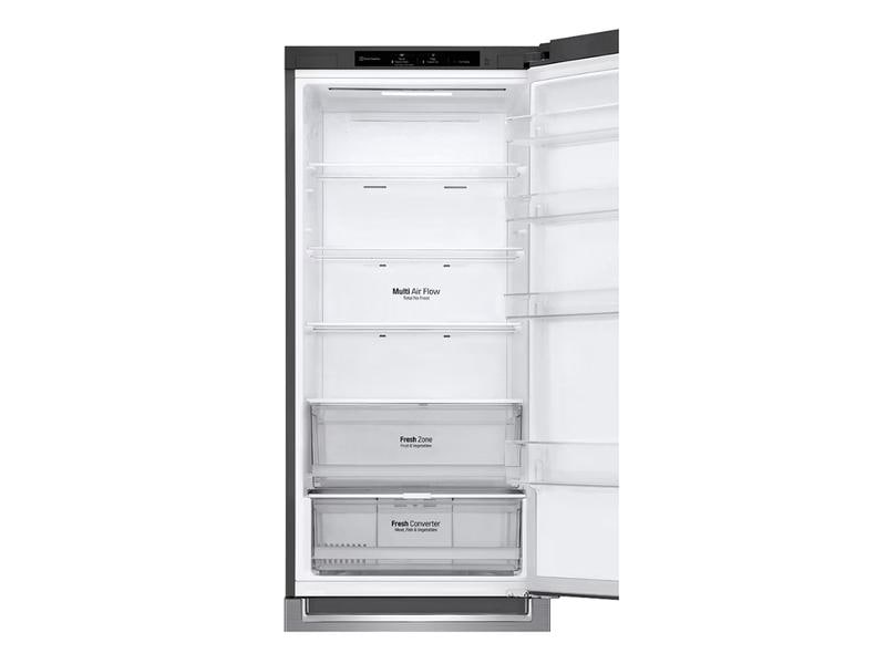 LG Kühl-Gefrierkombination GBP62PZNCC1 Rechts, Wechselbar Kombigerät mit Kühlschrank und Gefrierschrank