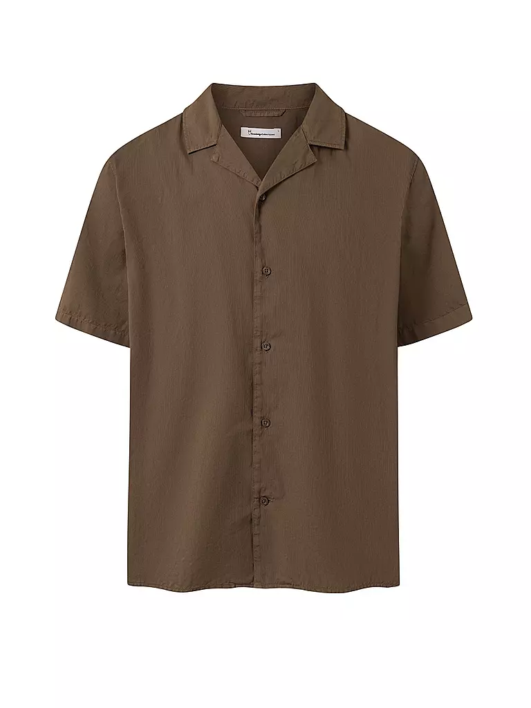 KNOWLEDGE COTTON APPAREL Hemd braun
