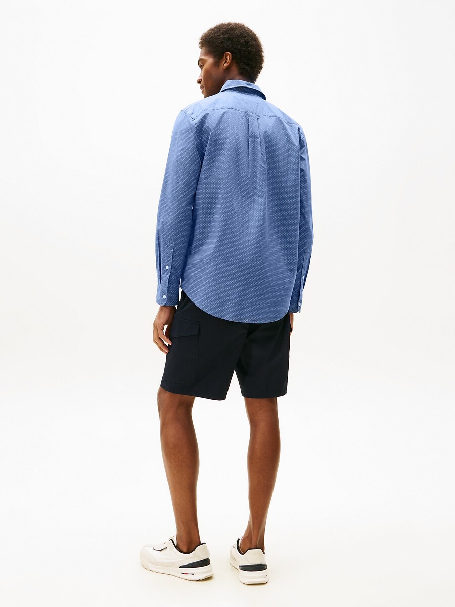 TOMMY HILFIGER<br>Camisa de popeline estampada