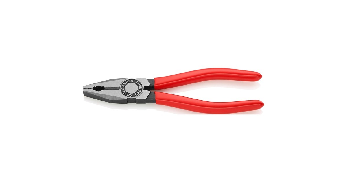KNIPEXKombitang 03 01 180 combinatietang  (Rood)