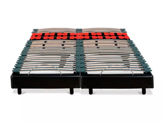 BELLECOUR LITERIE | Jeu de 2 sommiers électriques BODYSOFT 160x200 cm | Lattes & Plots