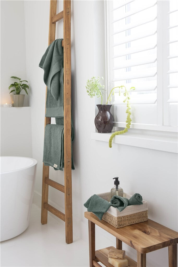 Walra - Gastendoek Soft Cotton (PP) - 2x 30x50 - Legergroen