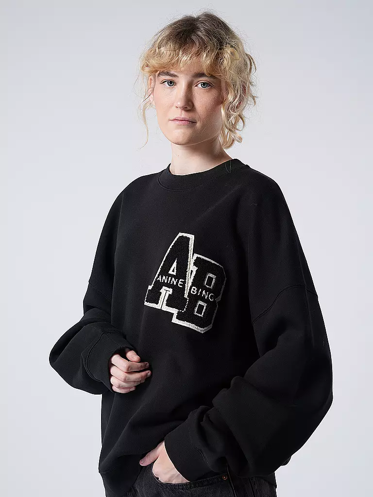 ANINE BING Sweatshirt MILES schwarz