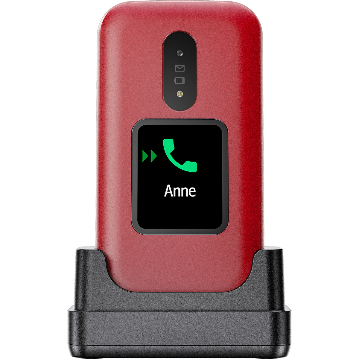 Doro 2881 mobiltelefon (rød)