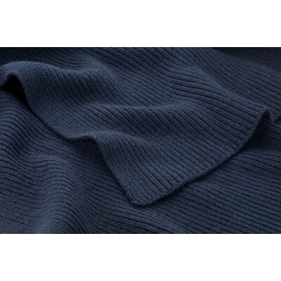 Unisex-Strickschal, Navy