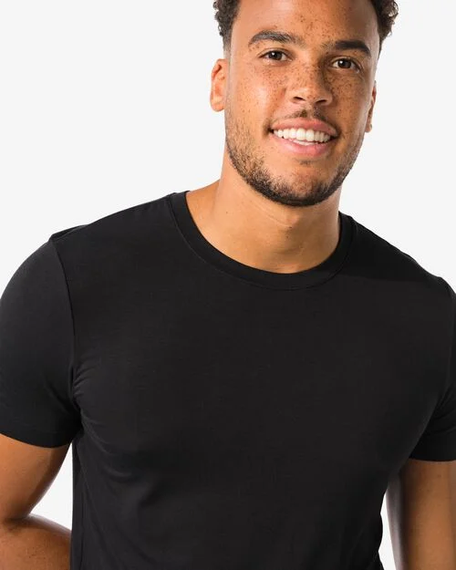 t-shirt thermo homme noir
