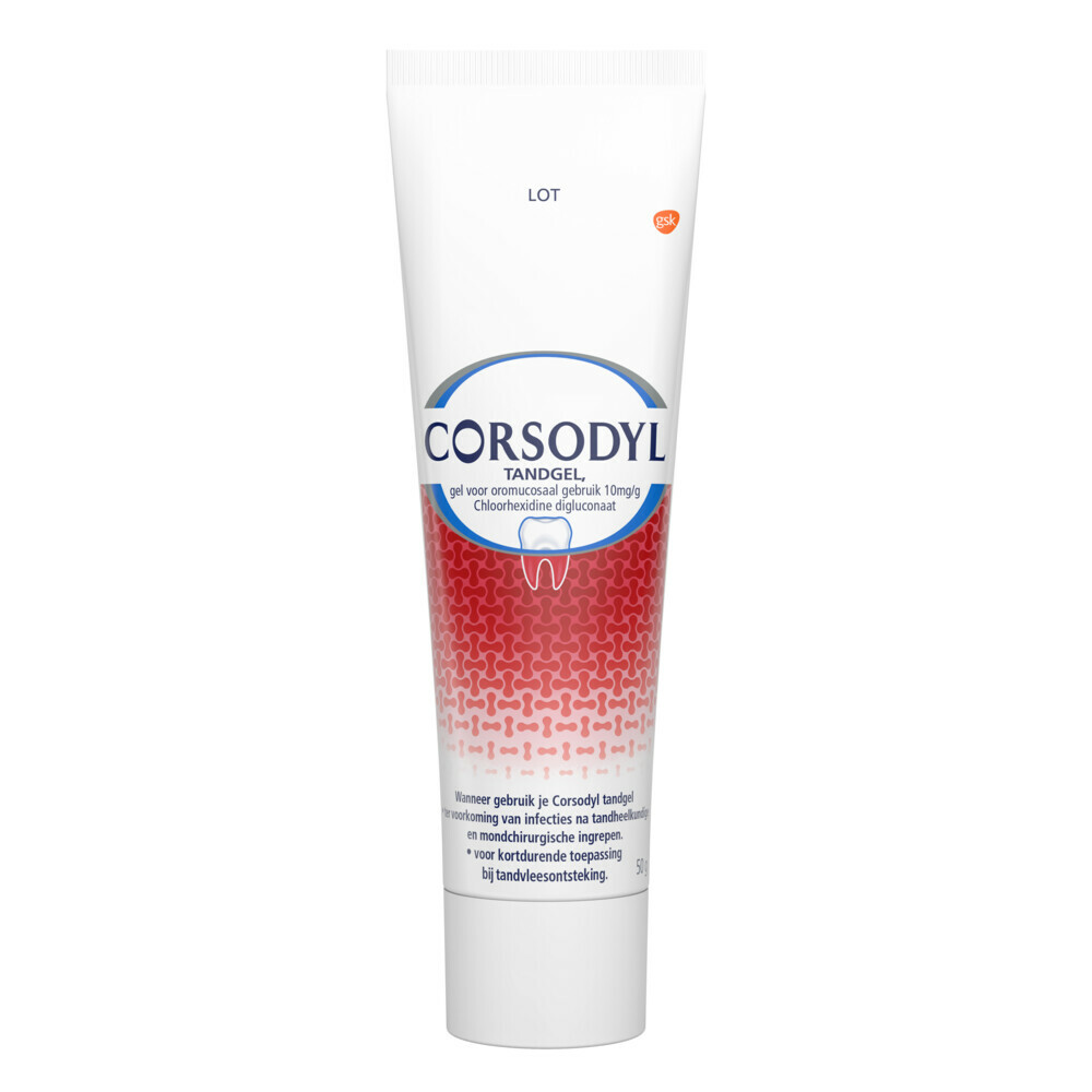 Corsodyl Tandgel 50 gr