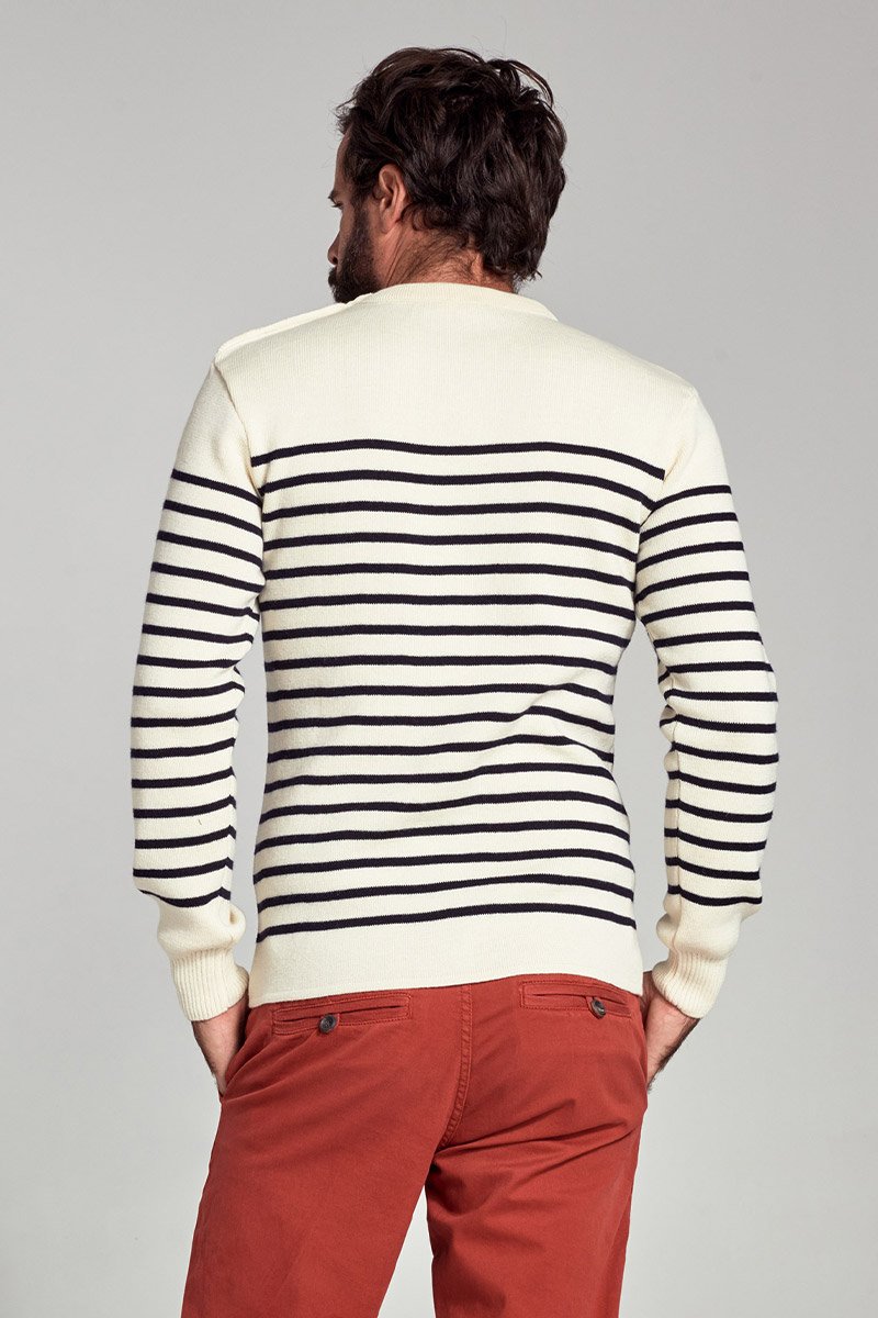 Pull marin rayé 