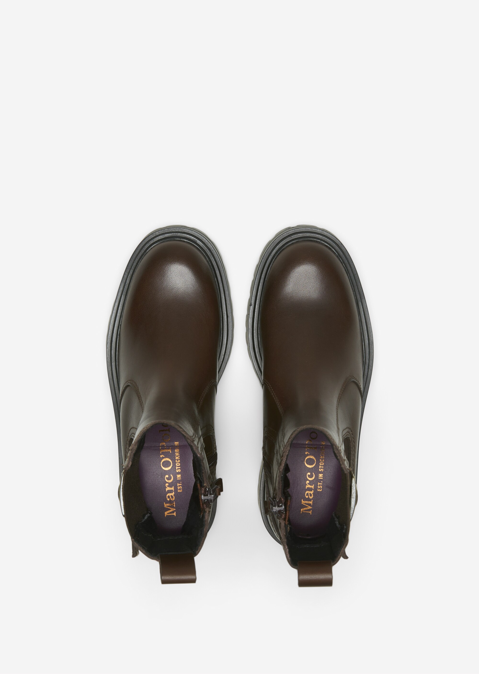 Chelsea-Boot mit Innenzipper und elastischem Einsatz