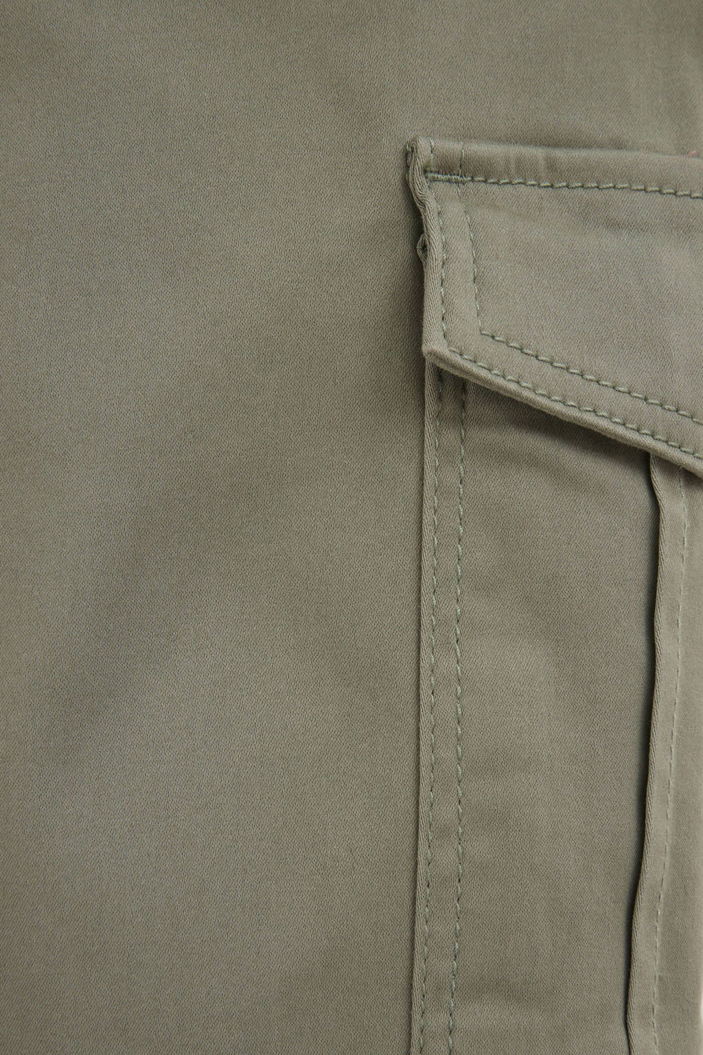 WE Fashion super skinny cargobroek zachtgroen